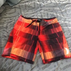 Orange Hurley Phantom Trunks/Board Shorts